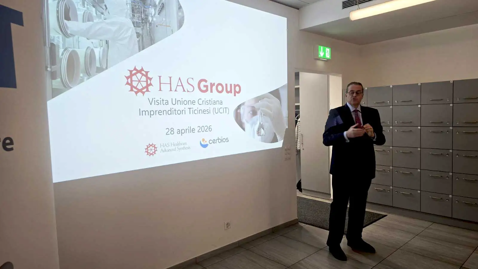 UCIT in visita a HAS Healthcare Advanced Synthesis SA 01