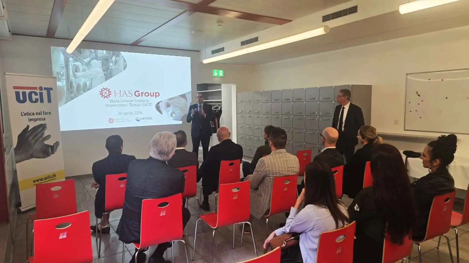 UCIT in visita a HAS Healthcare Advanced Synthesis SA 03